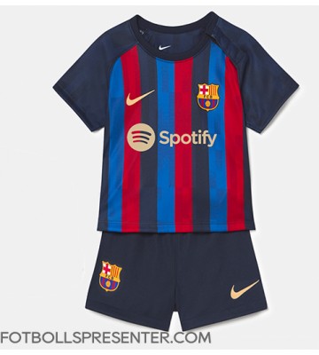 Barcelona Hemmatröja Barn 2022-23 Kortärmad (+ korta byxor)